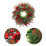 NNEOBA Winter Berry Christmas Wreath - Large Eucalyptus Garland