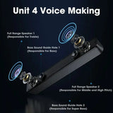 NNEOBA Wired Bluetooth Speaker USB Powered Soundbar