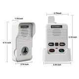 NNEOBA Wireless Voice Duplex Intercom Doorbell (200M Range)