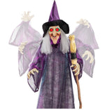 NNEOBA Voice-Activated Glowing Witch Ghost Halloween Decor