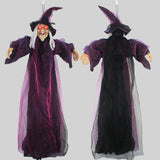 NNEOBA Voice-Activated Glowing Witch Ghost Halloween Decor