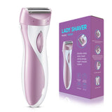 NNEOBA USB Rechargeable Women’s Electric Razor Full-Body Hair Removal  Pink