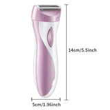 NNEOBA USB Rechargeable Women’s Electric Razor Full-Body Hair Removal  Pink