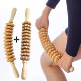 NNEOBA Wooden Therapy Massage Roller – 2-Piece Set