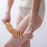 NNEOBA Wooden Therapy Massage Roller – 2-Piece Set