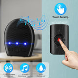 NNEOBA Waterproof Wireless Doorbell LED Chime Home Security (300M)
