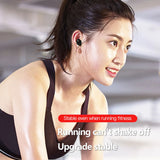 NNEOBA Wireless Bluetooth 5.0 Earphone with Mic – Single In-Ear Sports Headset