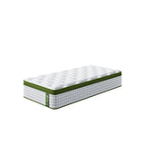 BedStory 34cm Single Latex Hybrid Mattress Medium Firm - 5 Zone Pocket Spring Bed for Pressure Relief Motion Isolation