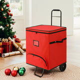NNEDSZ Christmas Baubles Storage Cart Roller 125 Dividers