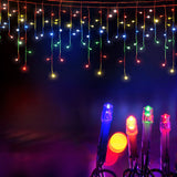 NNEDSZ 32M Christmas Lights Icicle Light 960 LED Multi-coloured Jingle Jollys