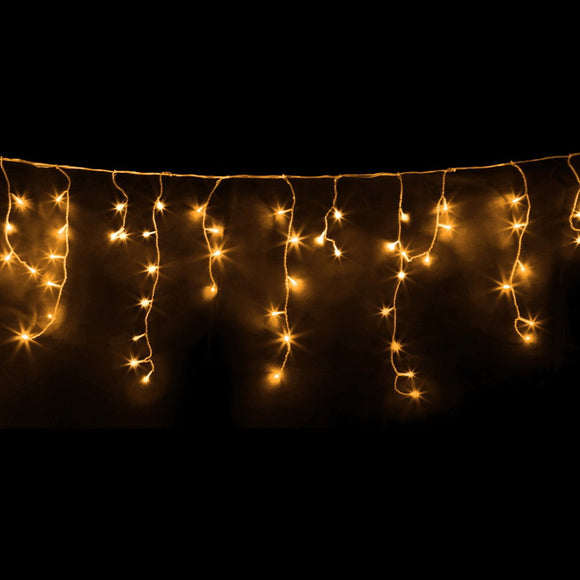 NNEDSZ 32M Christmas Lights Icicle Light 960 LED Warm White Jingle Jollys