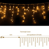 NNEDSZ 32M Christmas Lights Icicle Light 960 LED Warm White Jingle Jollys