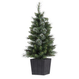 NNEDSZ Jingle Jollys Christmas Tree 90cm Potted Xmas Tree Party Decorations