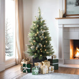 NNEDSZ Jingle Jollys Christmas Tree 90cm Potted Xmas Tree Party Decorations
