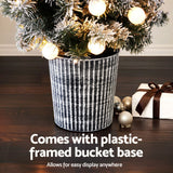 NNEDSZ Christmas Tree 1.2M Potted Snowy Xmas Tree