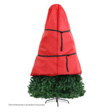 NNEDSZ Jingle Jollys Christmas Tree Storage Bag Fits Up to 8ft Tree Xmas Bag Zipper Red