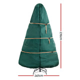 NNEDSZ Jingle Jollys Christmas Tree Storage Bag Fits Up to 9ft Tree Xmas Bag Green