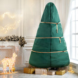 NNEDSZ Jingle Jollys Christmas Tree Storage Bag Fits Up to 9ft Tree Xmas Bag Green