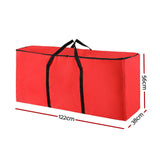 NNEDSZ Christmas Tree Storage Bag Fits Up to 8ft Tree Xmas Bag Red