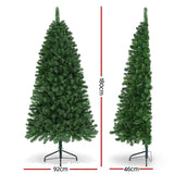 NNEDSZ Jingle Jollys Christmas Tree 1.8M LED Corner Xmas Tree Half 8 Modes Multi-color