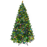NNEDSZ Jingle Jollys Christmas Tree 2.1m Xmas Tree Decoration 8 Light Mode Multi Colour