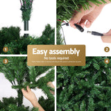 NNEDSZ Jingle Jollys Christmas Tree 2.1m Xmas Tree Decoration 8 Light Mode Multi Colour