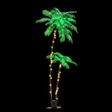 NNEDSZ Jingle Jollys Christmas Tree 2.1m LED Lighted Xmas Palm Trees Party Decorations