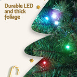 NNEDSZ Jingle Jollys Christmas Tree 1.8m RGB Remote LED Tree Party Decoration 890 Tips