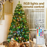 NNEDSZ Jingle Jollys Christmas Tree 1.8m RGB Remote LED Tree Party Decoration 890 Tips