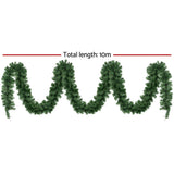 NNEDSZ 10M Christmas Garland LED Lights Party Xmas Decorations 700 TIPS