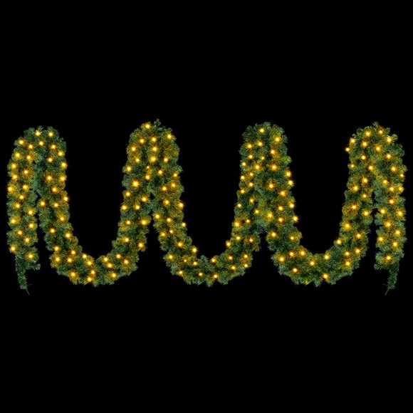 NNEDSZ 20M Christmas Garland LED Lights Party Xmas Decorations 1400 Tips