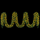 NNEDSZ 20M Christmas Garland LED Lights Party Xmas Decorations 1400 Tips