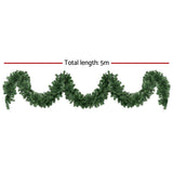 NNEDSZ 5M Christmas Garland LED Lights Party Xmas Decorations 380 TIPS