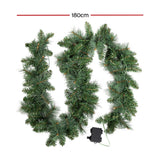 NNEDSZ Jingle Jollys 1.8m Christmas Garland with LED lights Party Xmas Decorations
