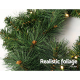 NNEDSZ Jingle Jollys 1.8m Christmas Garland with LED lights Party Xmas Decorations