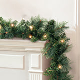 NNEDSZ Jingle Jollys 1.8m Christmas Garland with LED lights Party Xmas Decorations