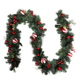 NNEDSZ Jingle Jollys 2.7m Christmas Garland with Decorations Xmas Wedding Party