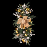 NNEDSZ Jingle Jollys Hanging Christmas Garland 45cm Staircase Door Party Decor