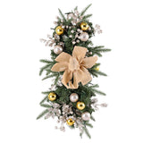 NNEDSZ Jingle Jollys Hanging Christmas Garland 45cm Staircase Door Party Decor