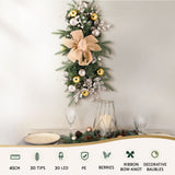 NNEDSZ Jingle Jollys Hanging Christmas Garland 45cm Staircase Door Party Decor