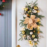 NNEDSZ Jingle Jollys Hanging Christmas Garland 45cm Staircase Door Party Decor
