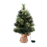 NNEDSZ Tabletop Christmas Tree 60CM 8 Light Modes Timer Function