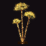 NNEDSZ Jingle Jollys Christmas Tree 3-in-1 LED Xmas Palm Tree Party Decor 1.2/1.5/1.8M