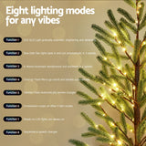NNEDSZ Jingle Jollys Christmas Tree 1.8M Pre-lit LED Xmas Tree 8 Modes Party Decoration