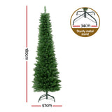 NNEDSZ Jingle Jollys Christmas Tree 1.8m Pre-Lit 200 LED Lights Xmas Tree Decorations