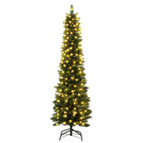 NNEDSZ Jingle Jollys Christmas Tree 1.8m Pre-Lit 200 LED Lights Xmas Tree Decorations
