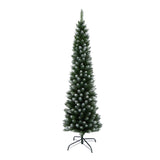 NNEDSZ Jingle Jollys Christmas Tree 1.8m Xmas Tree Decorations Snowy 300 Tips