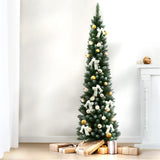 NNEDSZ Jingle Jollys Christmas Tree 1.8m Xmas Tree Decorations Snowy 300 Tips
