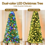 NNEDSZ Jingle Jollys 1.8M Pre-lit Christmas Tree 8 Mode Multi Colour 200 LED Light Xmas