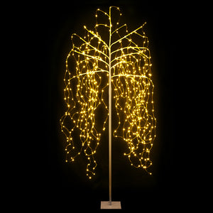 NNEDSZ 2.1M Christmas Tree 600 LED Solar Jingle Jollys
